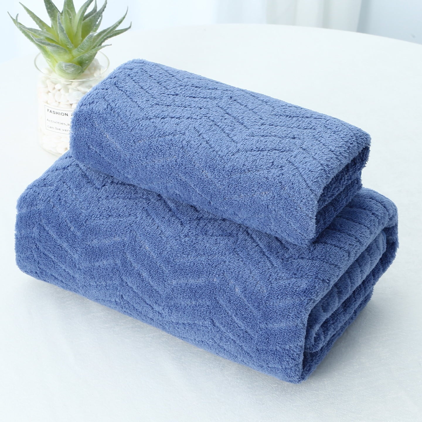1 Pcs Towel 13.7" x 29.5" Luxury Soft Bathroom Towel Absorbent Towel for Pool Shower Spa Bathroom Hotel