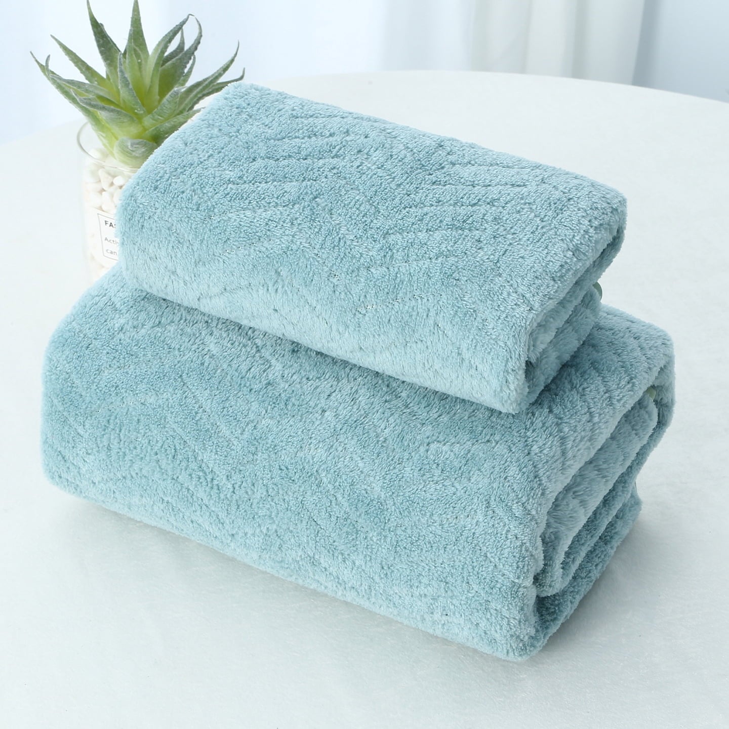 1 Pcs Towel 13.7" x 29.5" Luxury Soft Bathroom Towel Absorbent Towel for Pool Shower Spa Bathroom Hotel