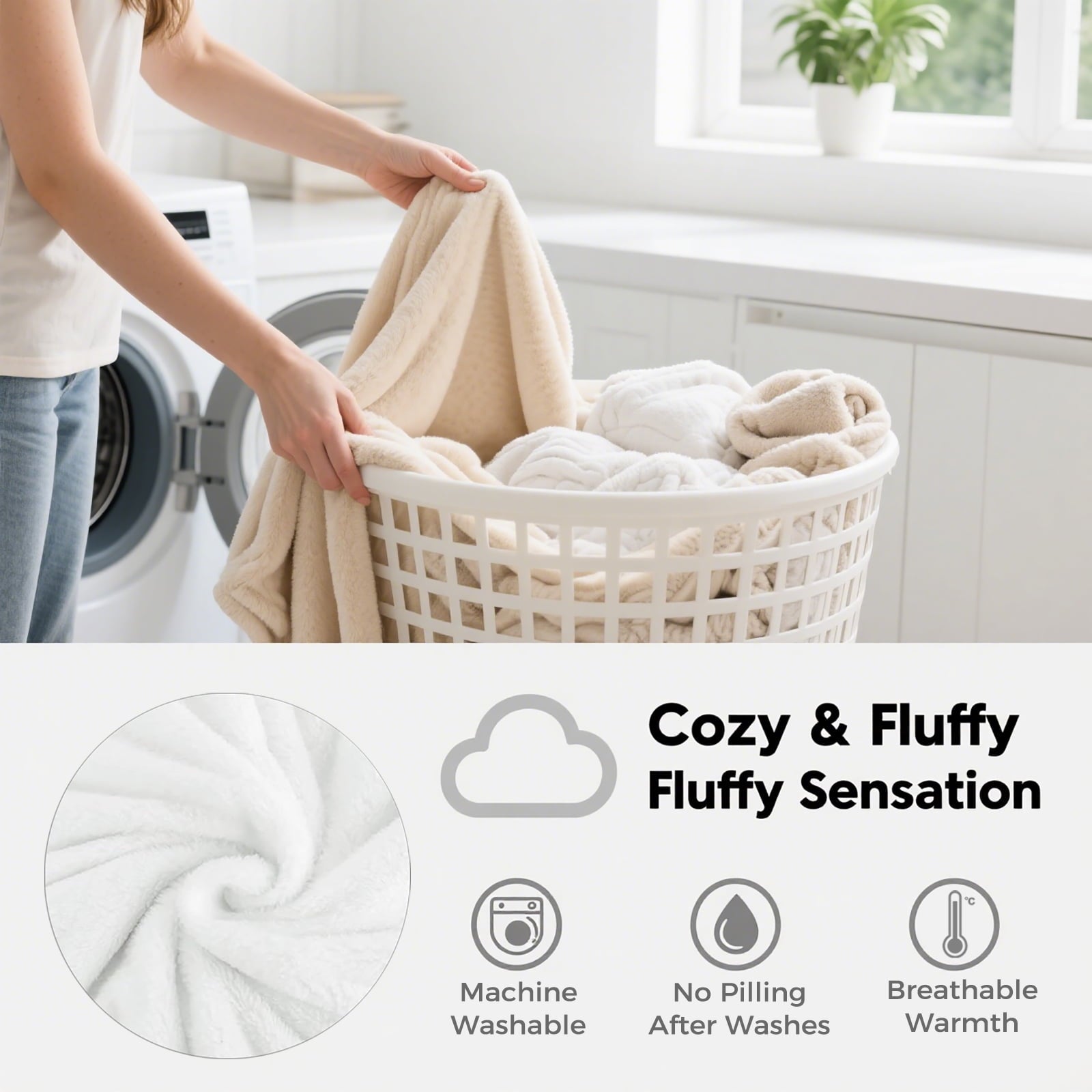 Halloween 300GMS Flannel Blanket, Orange with Pumpkins Ghosts Bats Cats Pattern, Soft Cozy Throw for Couch Naps Outdoor Use, Great Gift for Family, All Seasons Lightweight Decorative Blanket