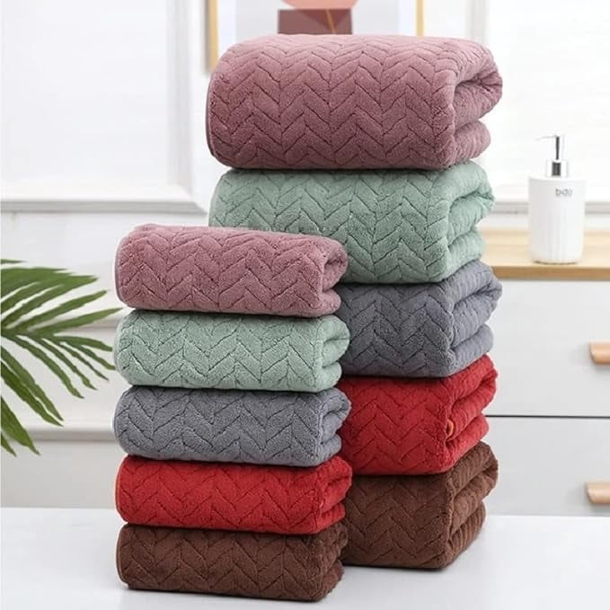 1 Pcs Towel 13.7" x 29.5" Luxury Soft Bathroom Towel Absorbent Towel for Pool Shower Spa Bathroom Hotel
