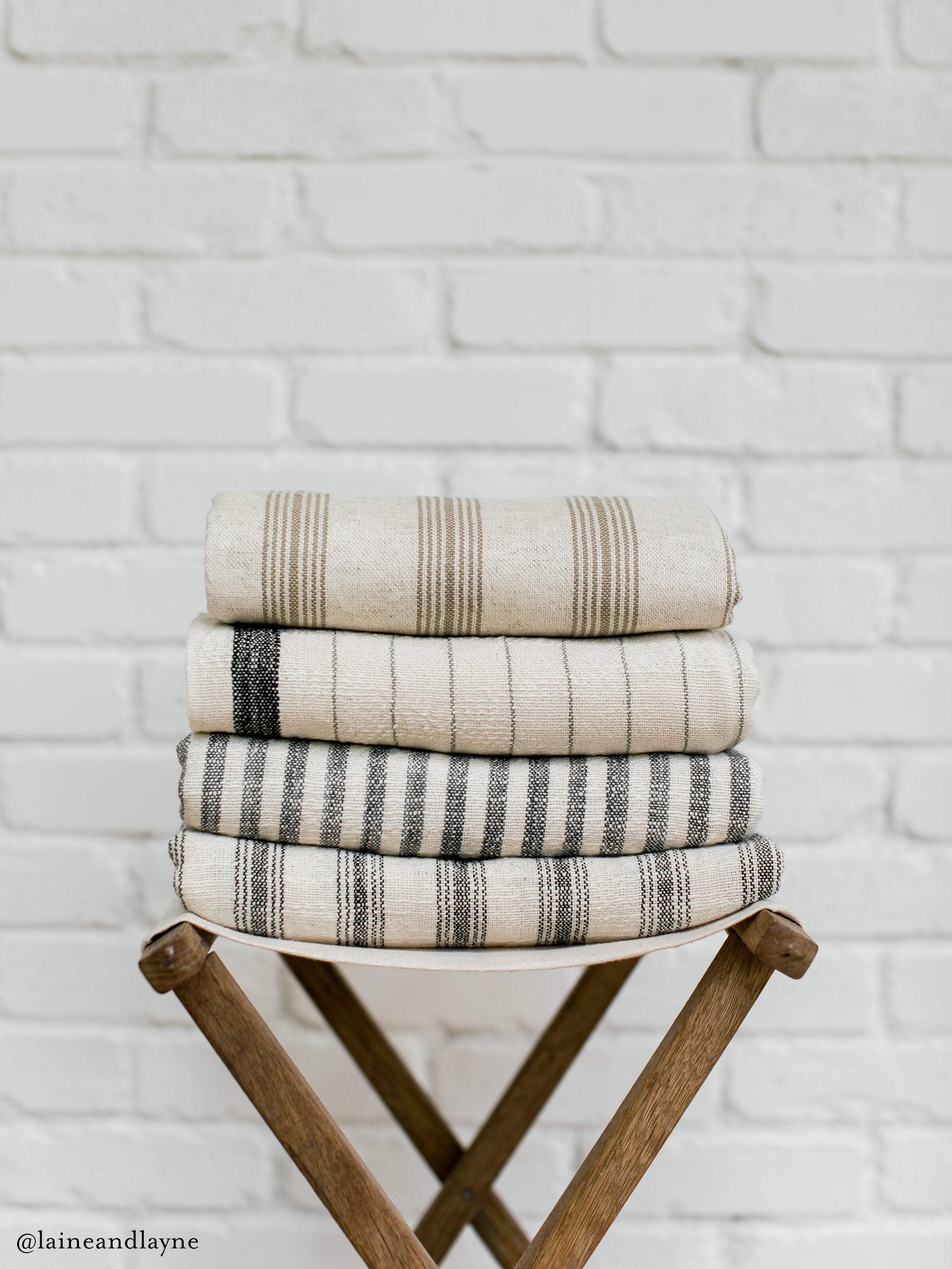 Natural Large Bath Sheet, Black Striped White Towel Sets, Eco Friendly Throw, Personal Care Items for Family, Gift for Newlyweds