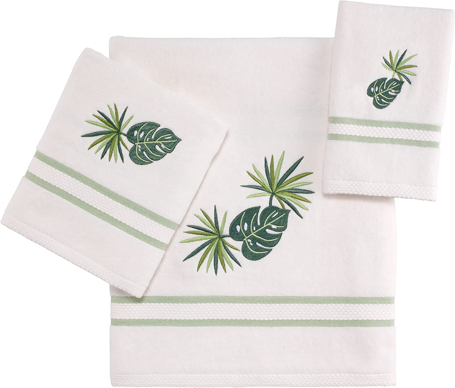Avanti Linens Viva Palm 3 Pc Towel Set
