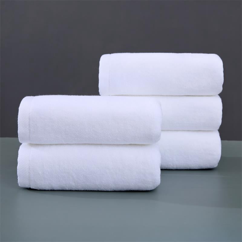 1 Pieces Cotton Bath Towel,27.5"x55" Highly Absorbent Towels for Bathroom, Gym, Hotel (White)