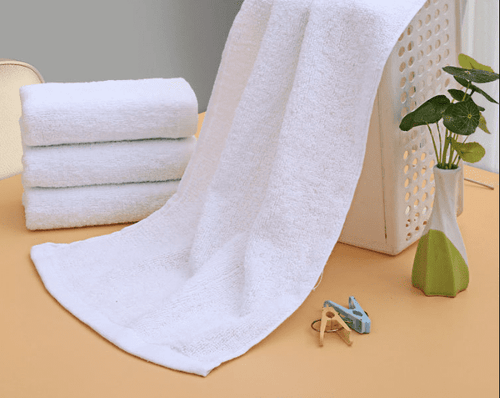 1 Pieces Cotton Bath Towel,27.5"x55" Highly Absorbent Towels for Bathroom, Gym, Hotel (White)